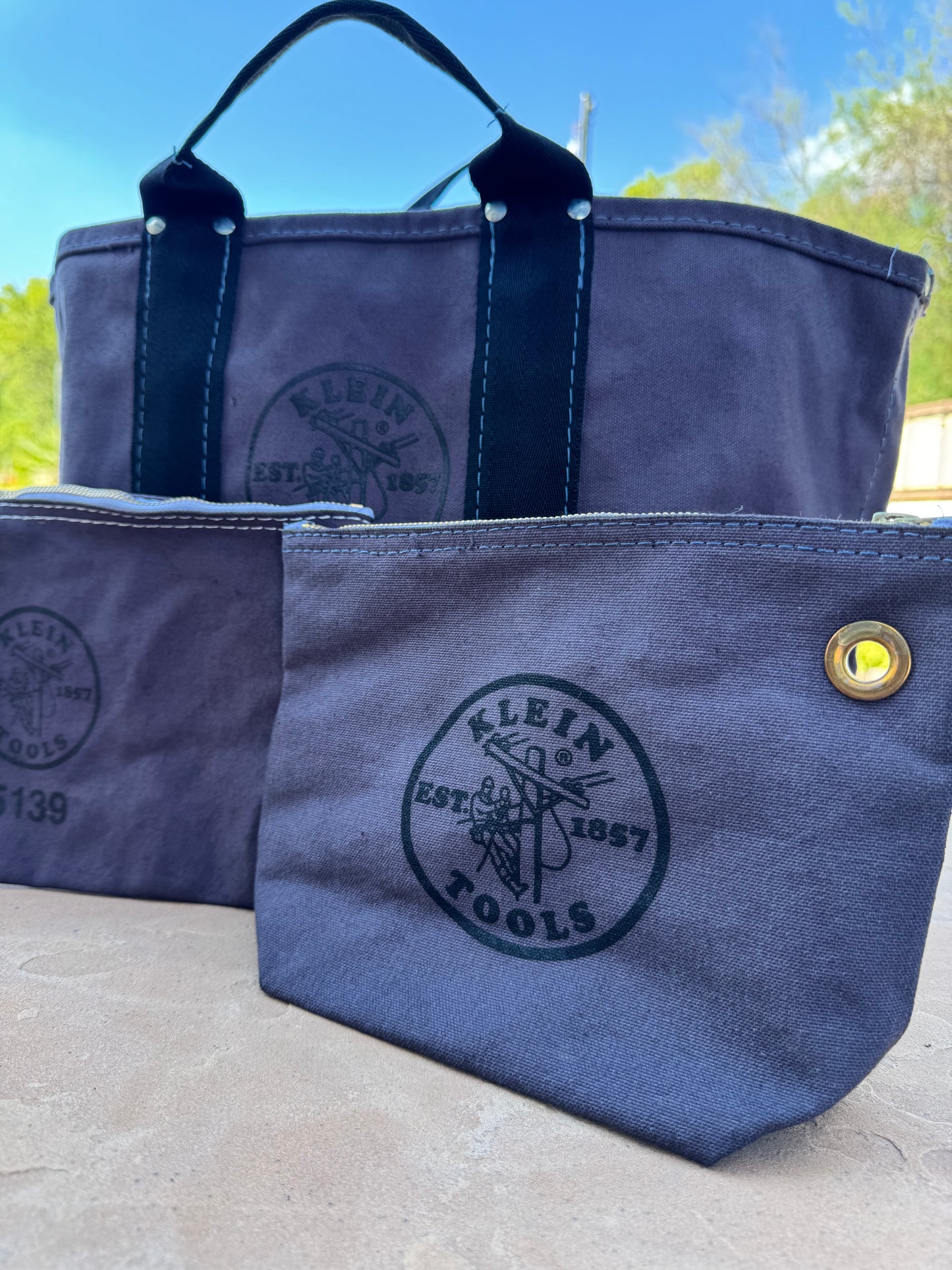 Grey Klein Tote