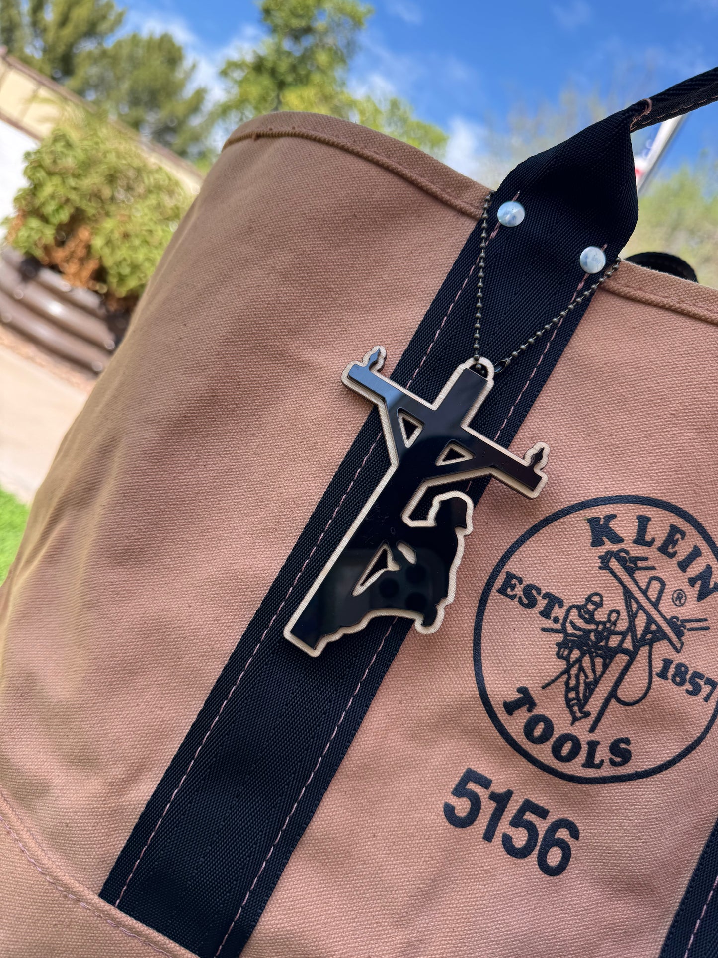 NEW OVERSIZED Lineman Tote Charm