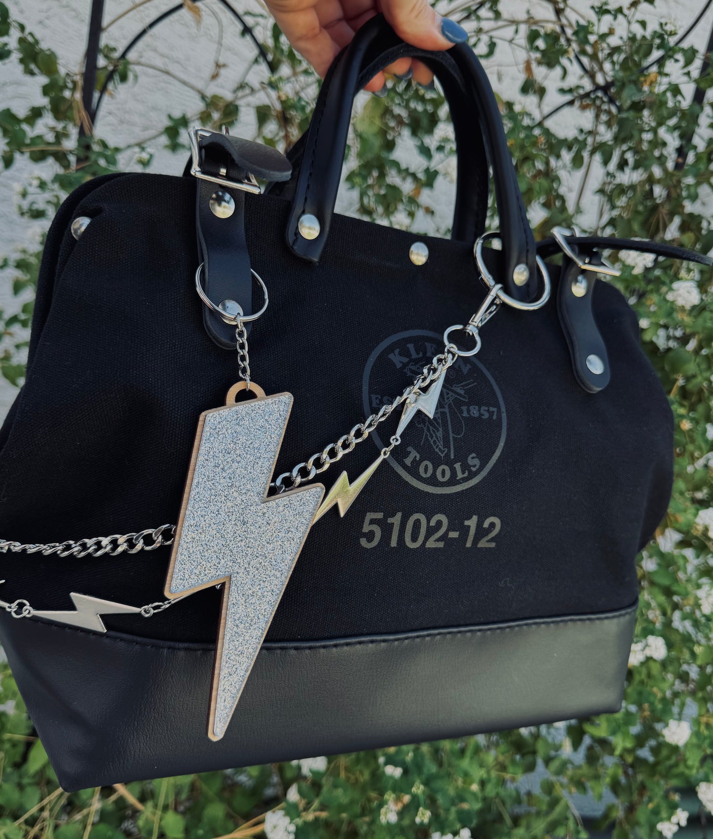 12" Black and Silver Klein