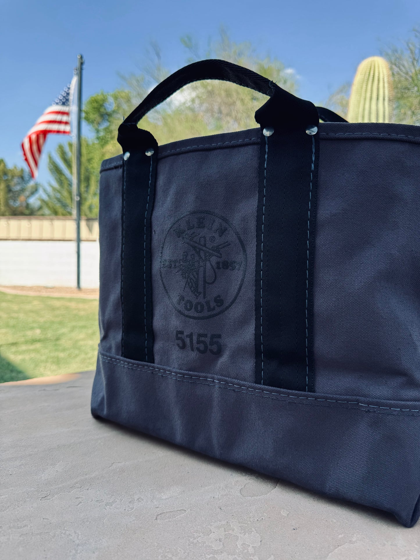 Grey Klein Tote