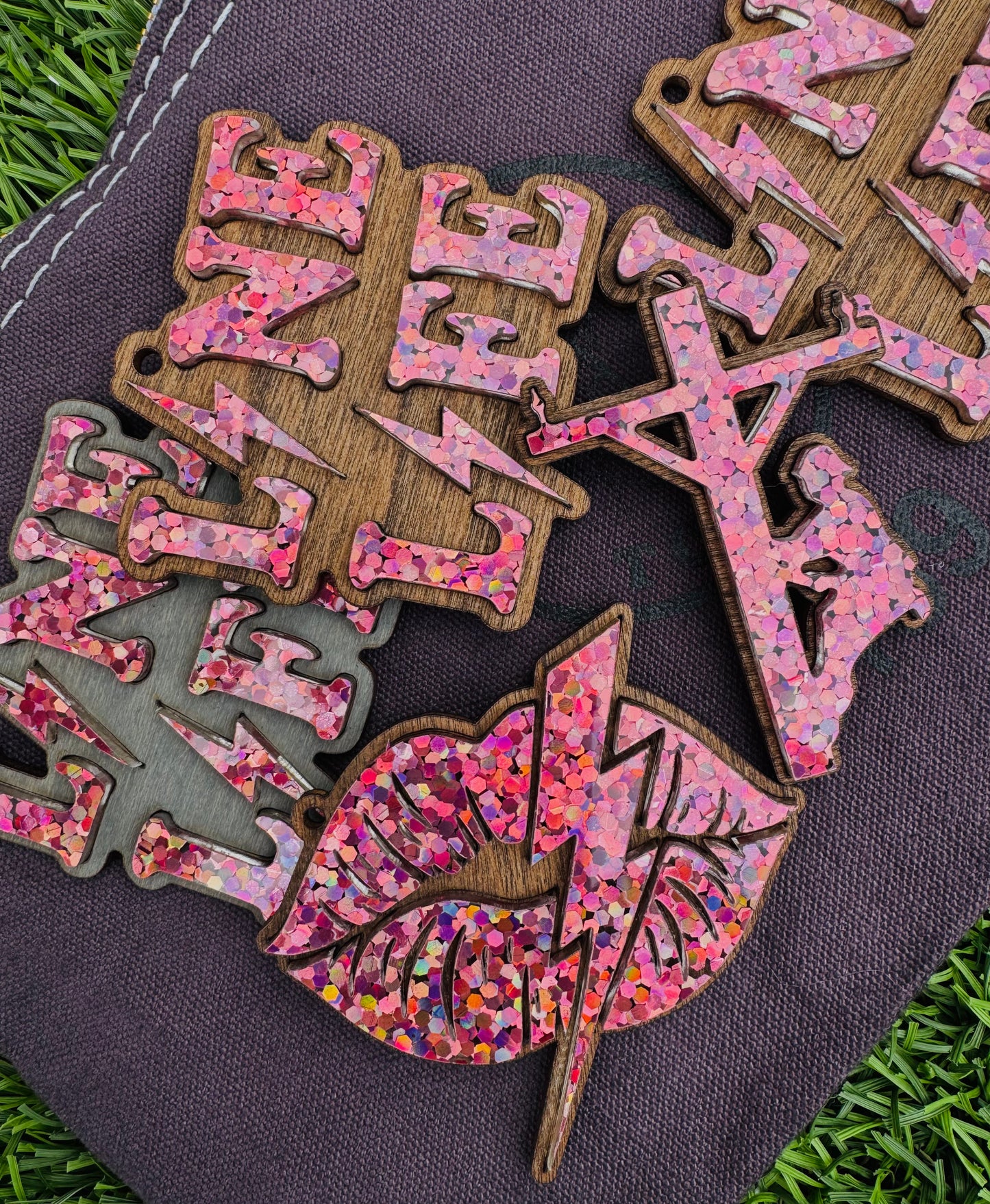 NEW Pink Sparkle Chams