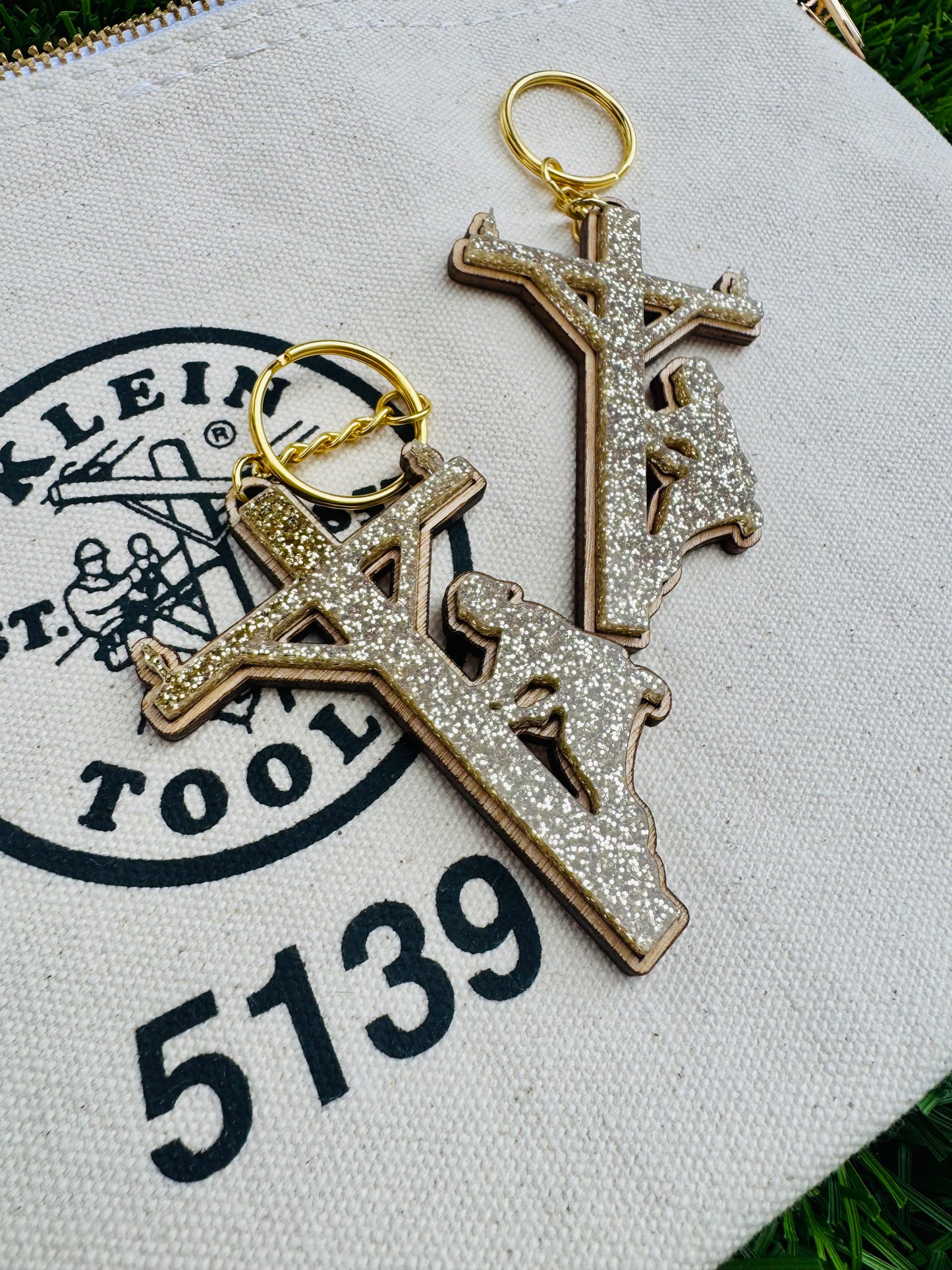 NEW! Lineman Keychain