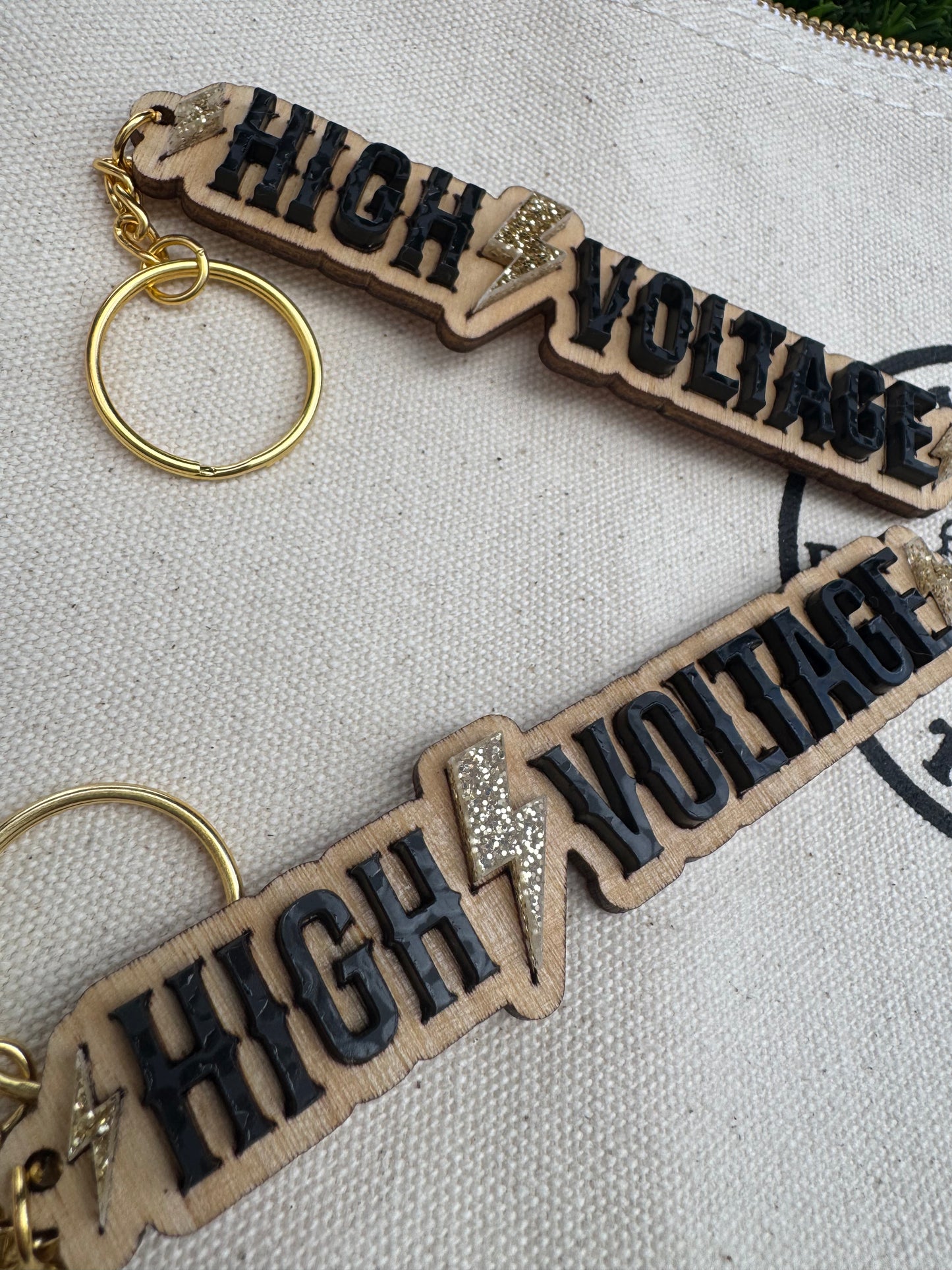 NEW! High Voltage Keychain