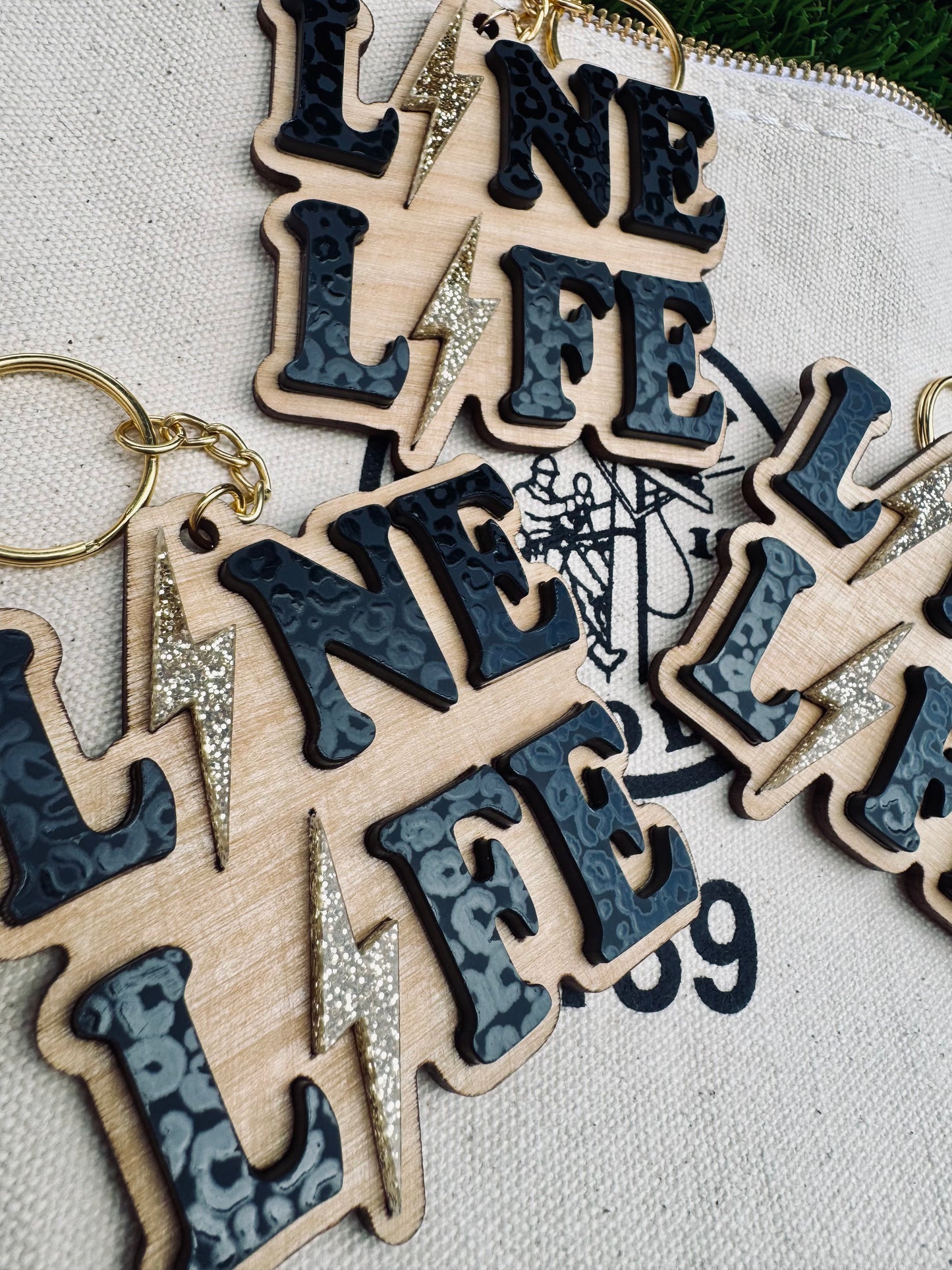 L⚡️NE L⚡️FE Keychain