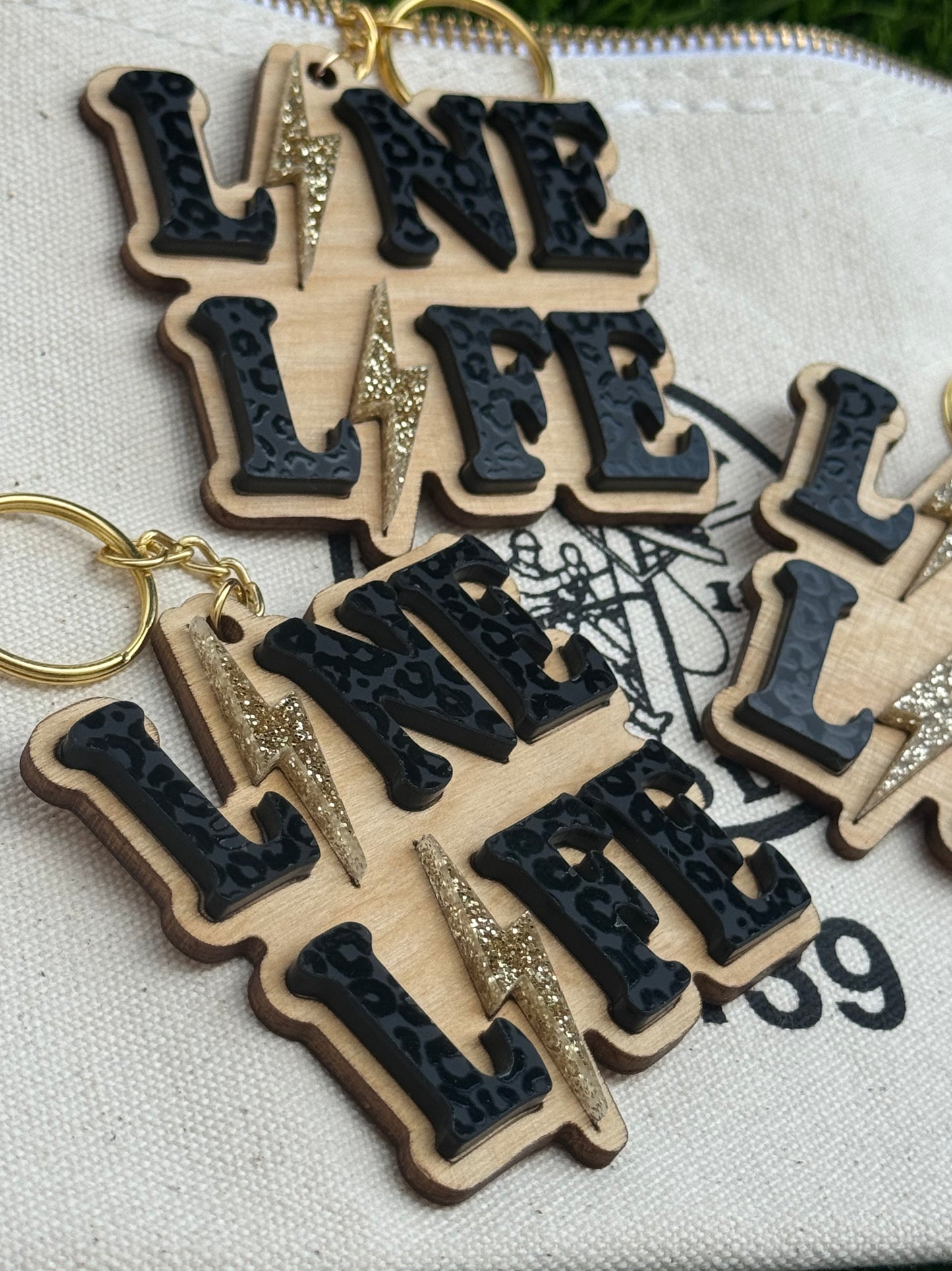 L⚡️NE L⚡️FE Keychain
