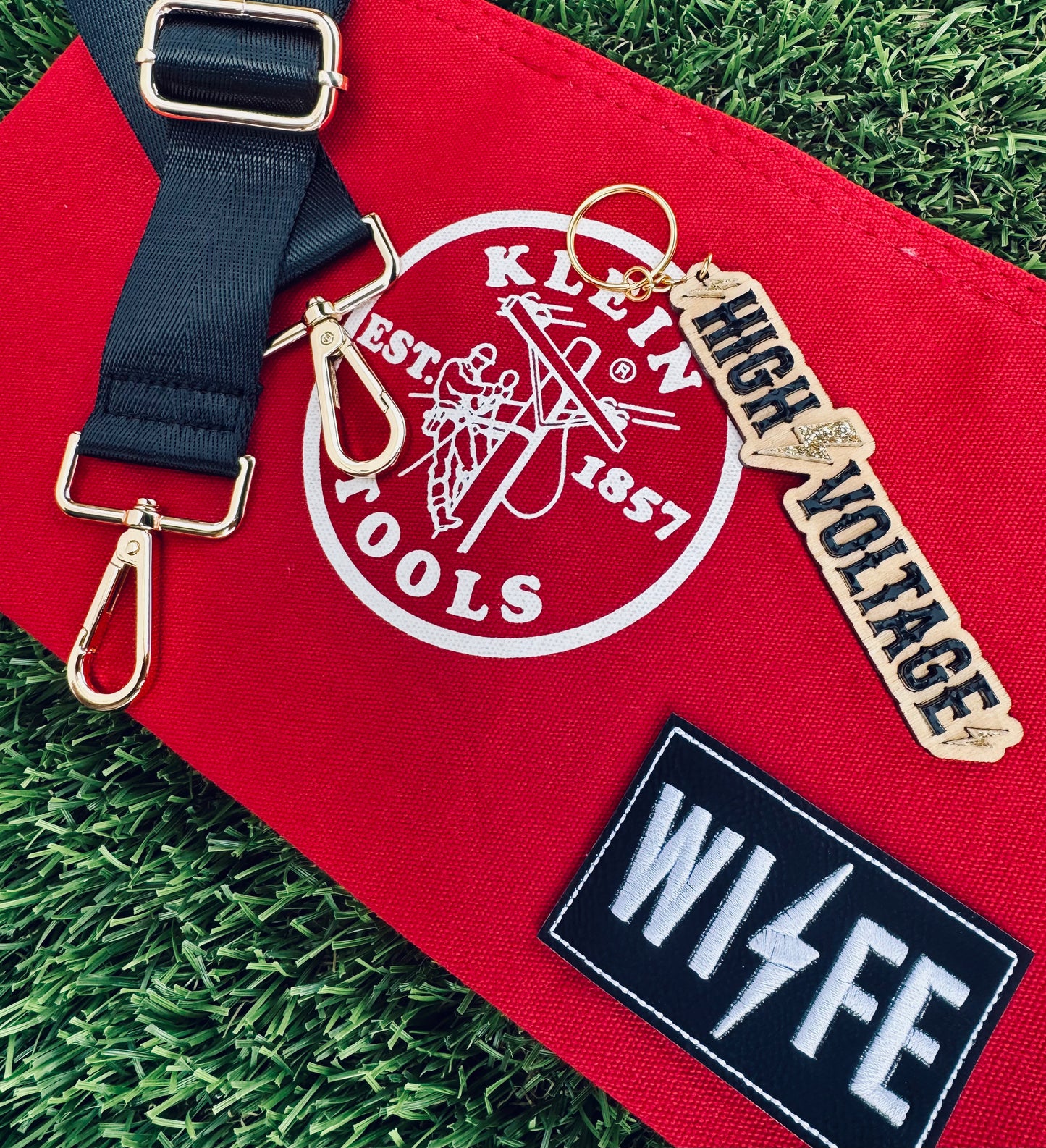 NEW! High Voltage Keychain
