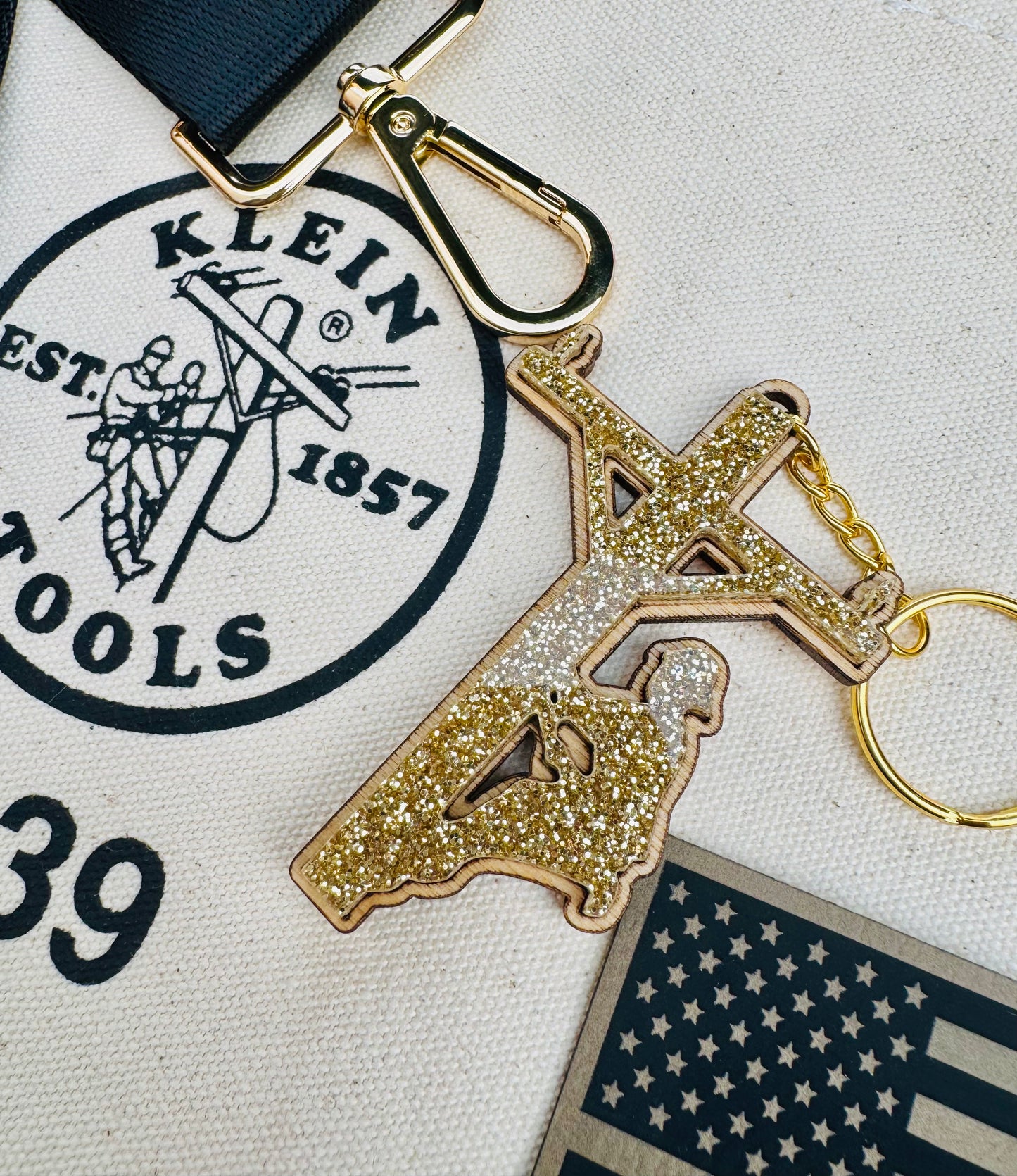 NEW! Lineman Keychain