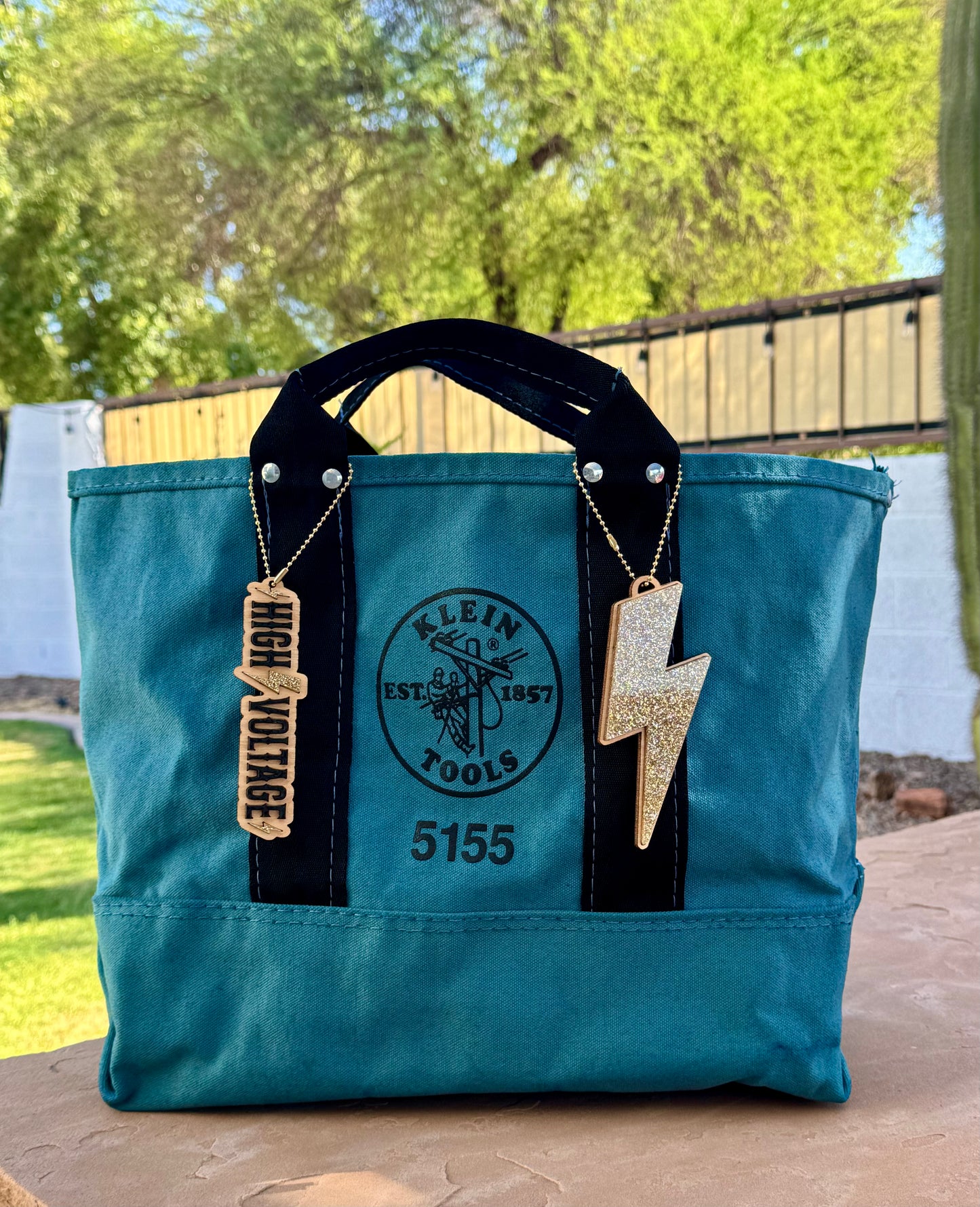 Dusty Teal Klein Tote