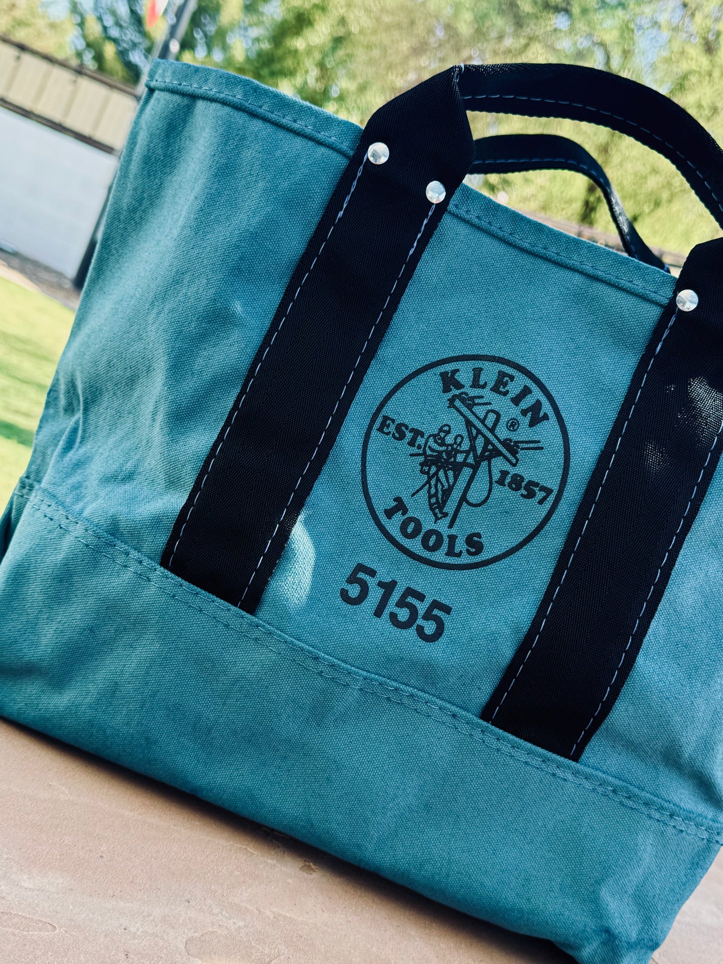 Dusty Teal Klein Tote