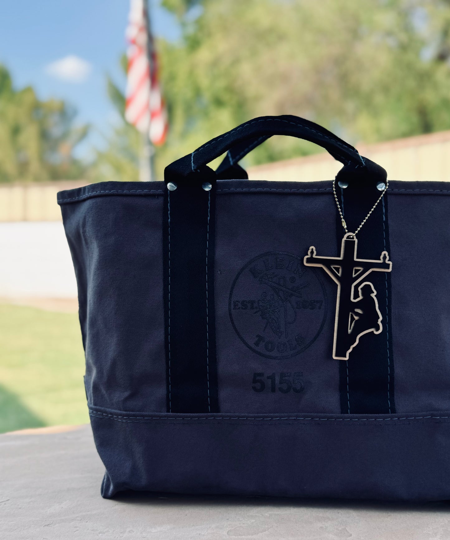 NEW OVERSIZED Lineman Tote Charm